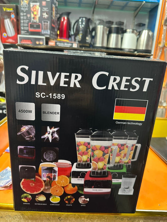 2‑in‑1 German Technology SC‑1589 Juicer, Blender & Dry Mill Jar - 2.5 Liter Capacity